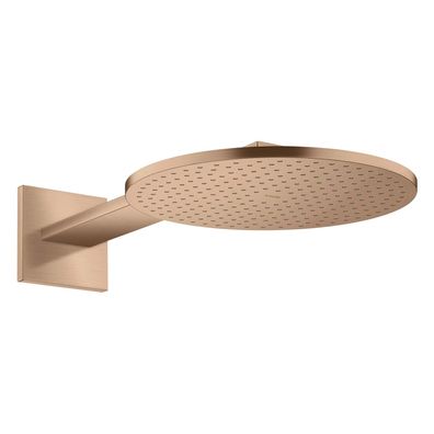 AXOR ShowerSolutions Kopfbrause 300 1jet mit Brausearm, Brushed Red Gold