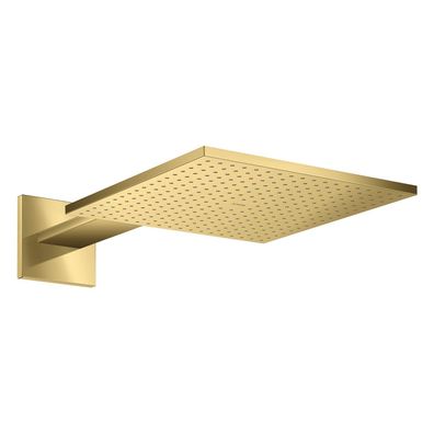 AXOR ShowerSolutions Kopfbrause 300/300 2jet mit Brausearm, Polished Gold Optic