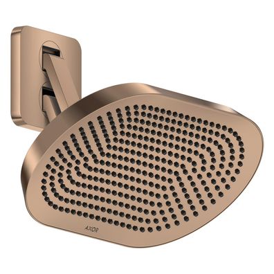 AXOR ShowerSphere Kopfbrause 370/220 2jet EcoSmart mit beweglichem Brausearm, Polishe