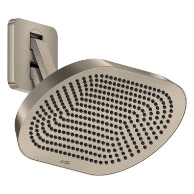 AXOR ShowerSphere Kopfbrause 370/220 2jet EcoSmart mit beweglichem Brausearm, Brushed