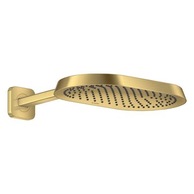 AXOR ShowerSphere Kopfbrause 370/220 1jet mit Brausearm, Brushed Gold Optic