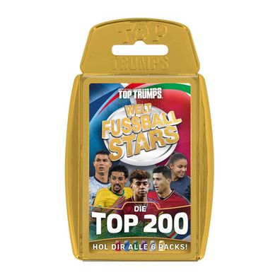 Top Trumps - Weltfussballstars 200 - Pack 6 - deutsch