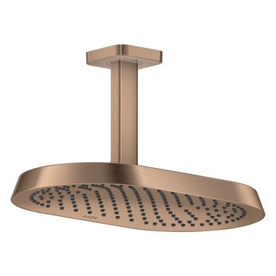 AXOR ShowerSphere Kopfbrause 370/220 1jet EcoSmart mit Deckenanschluss, Brushed Red G