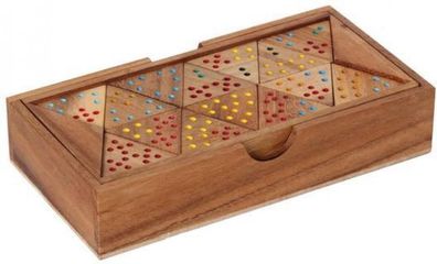 Tri Domino für 2-6 Spieler - Holz