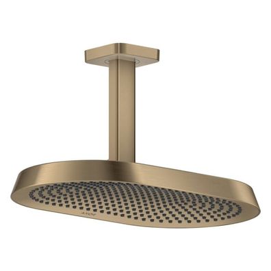 AXOR ShowerSphere Kopfbrause 370/220 2jet EcoSmart mit Deckenanschluss, Brushed Bronz