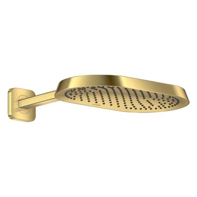 AXOR ShowerSphere Kopfbrause 370/220 1jet mit Brausearm, Polished Gold Optic