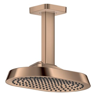 AXOR ShowerSphere Kopfbrause 250/160 1jet mit Deckenanschluss, Polished Red Gold