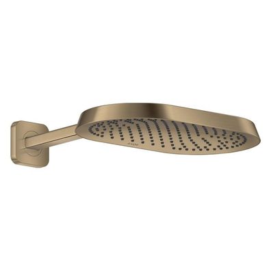 AXOR ShowerSphere Kopfbrause 370/220 1jet EcoSmart mit Brausearm, Brushed Bronze