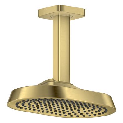AXOR ShowerSphere pomme de douche 250/160 1 jet avec raccord plafond, laiton brossé
