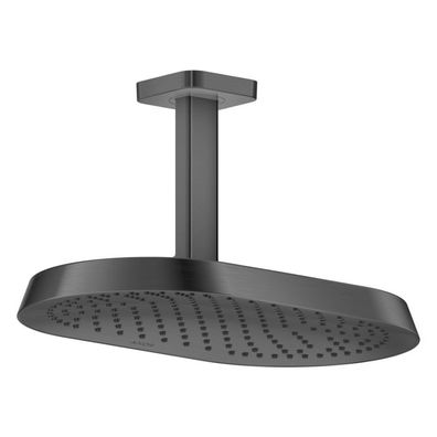 AXOR ShowerSphere Kopfbrause 370/220 1jet EcoSmart mit Deckenanschluss, Brushed Black