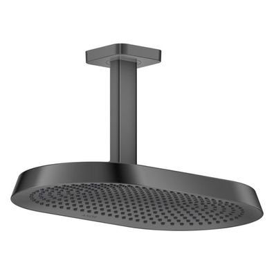 AXOR ShowerSphere Kopfbrause 370/220 2jet mit Deckenanschluss, Polished Black Chrome