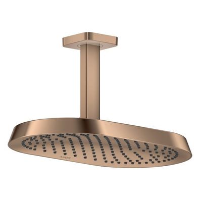 AXOR ShowerSphere Kopfbrause 370/220 1jet mit Deckenanschluss, Polished Red Gold