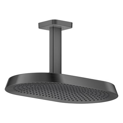 AXOR ShowerSphere Kopfbrause 370/220 2jet mit Deckenanschluss, Brushed Black Chrome