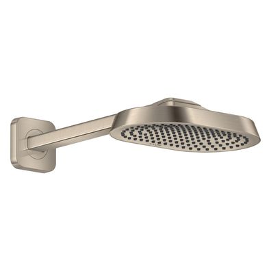 AXOR ShowerSphere Kopfbrause 250/160 1jet EcoSmart mit Brausearm, Brushed Nickel