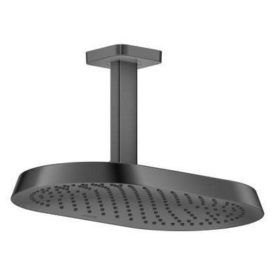 AXOR ShowerSphere Kopfbrause 370/220 1jet EcoSmart mit Deckenanschluss, Polished Blac