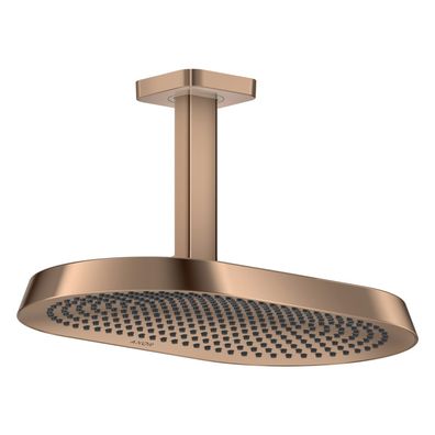 AXOR ShowerSphere Kopfbrause 370/220 2jet mit Deckenanschluss, Polished Red Gold