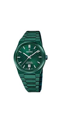 Festina SWISS MADE HERREN UHR NUEVA I-SIZE F20079/1 Edelstahl Armband