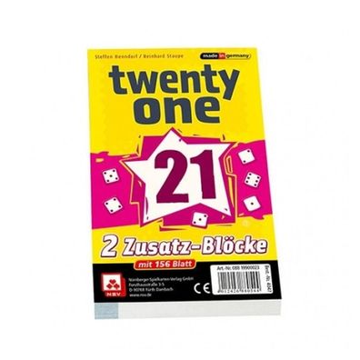 Twenty One - Ersatzblöcke (2 Stück) - deutsch