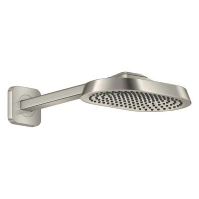 AXOR ShowerSphere Kopfbrause 250/160 1jet mit Brausearm, Edelstahl Optic