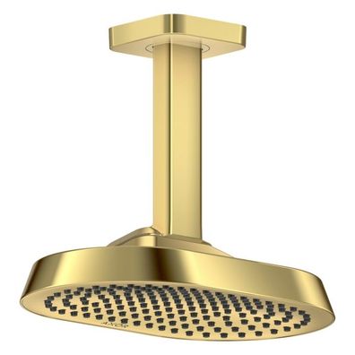 AXOR ShowerSphere Kopfbrause 250/160 1jet mit Deckenanschluss, Polished Gold Optic
