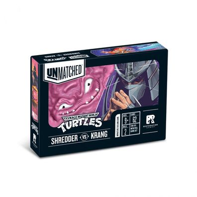 Unmatched - TMNT Turtles – Shredder/Krang - Hero Decks - englisch