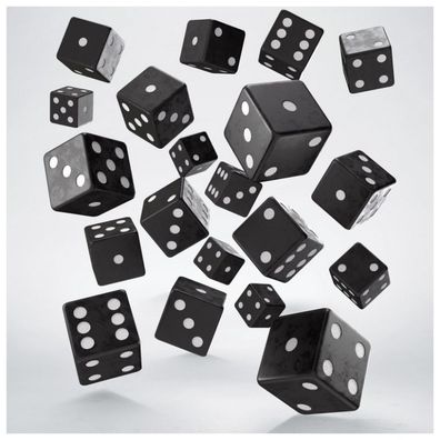 Würfel - D6s - Black&White