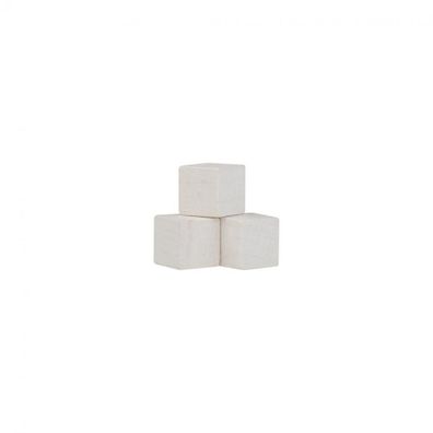 Würfel - Quader - kantig - 10mm - weiss