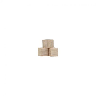 Würfel - Quader - kantig - 8mm - natur
