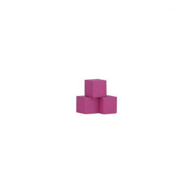 Würfel - Quader - kantig - 8mm - rosa