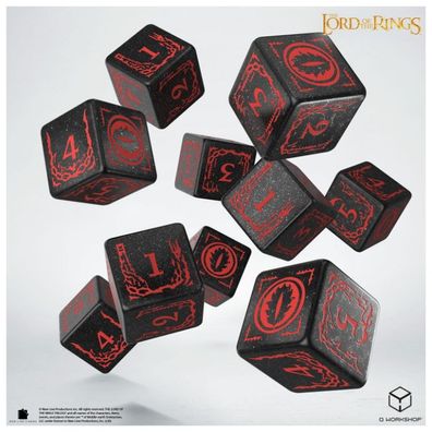 Würfel Set - Der Herr der Ringe - Mordor - 10xD6