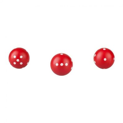 Würfel rund - rot - 21mm