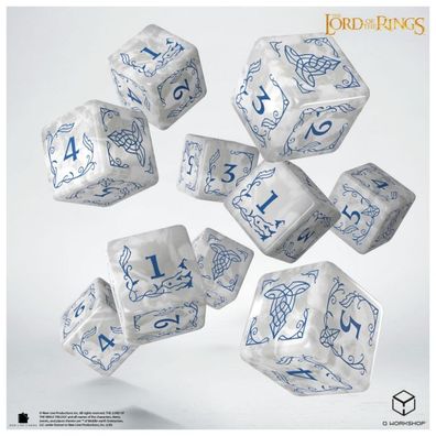 Würfel Set - Der Herr der Ringe - Rivendell - Stone - 10xD6