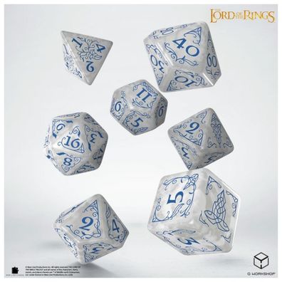 Würfel Set - Der Herr der Ringe - Rivendell - Stone - 7 Würfel