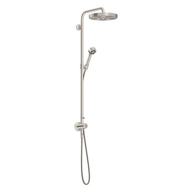 AXOR One Showerpipe mit Thermostat und Kopfbrause 280 1jet EcoSmart Unterputz, Edelst