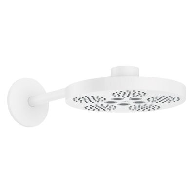 AXOR One Kopfbrause 280 2jet mit Brausearm, Mattweiß