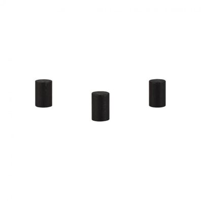 Zylinder - Walze Dia - 10x15mm - schwarz