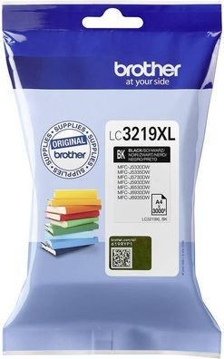 Brother Original XL-Tintenpatrone LC-3219XLBK schwarz (für Brother MFC-J5330DW, MFC-J