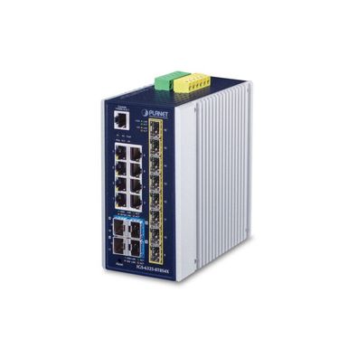 PLANET Industrial L3 8-Port GE + 8x 2.5G SFP + , 4x 10G SFP