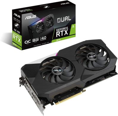ASUS Dual GeForce RTX 3070 8GB OC Edition Gaming Grafikkarte