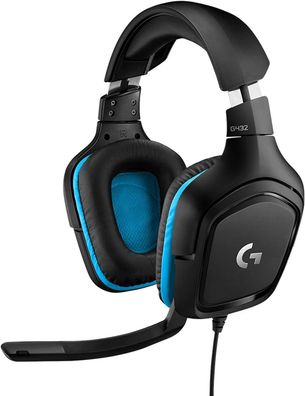 Logitech G432 kabelgebundenes Gaming-Headset, 7.1 Surround Sound, DTS Headphone: 2.0