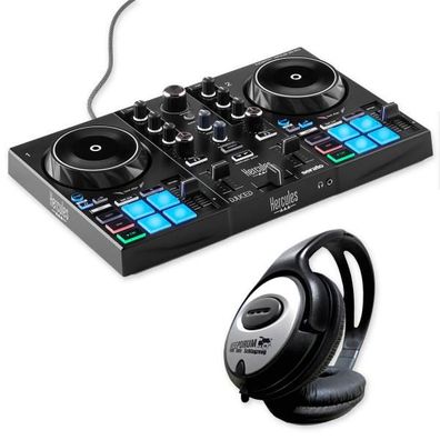 Hercules DJ Control Inpulse 200 MK3 DJ-Controller mit Kopfhörer