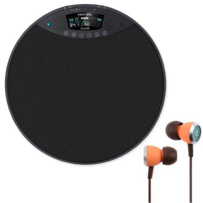 Cherub Übungspad DP-970 elektronsiches Drum-Pad mit in Ear-Kopfhörer