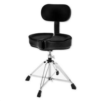 Ahead Schlagzeug-Hocker SPG-BBR4 Spinal Glide Sattelsitz 4-Beinig