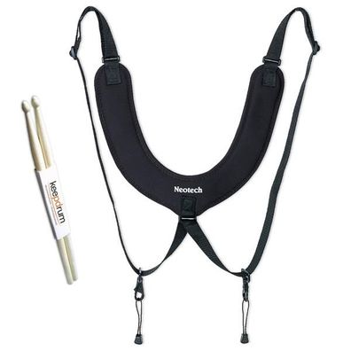 Neotech Tragegurt für Percussioninstrumente mit Drumsticks