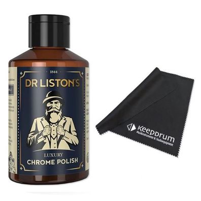 Dr Listons Chrom Politur Luxury Chrome Polish mit Tuch