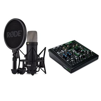 Rode Mikrofon NT1-Signature mit Mackie ProFX6v3 Mischpult