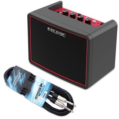 Nux Gitarren-Verstärker Mighty Lite BT MKII Grau mit Kabel