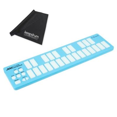 Muse Kinetics MIDI-Controller K-Board Aqua mit Mikrofasertuch