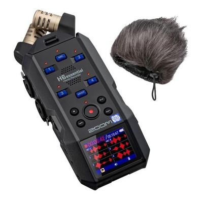 Zoom Audio-Recorder H6essential mit Windschutz WSH-4e