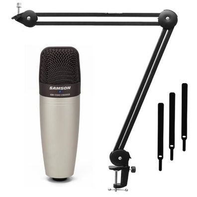 Samson Kondensator-Mikrofon C-01 mit Gelenkarm